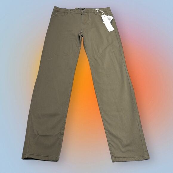 CELEBRITY PINK Women’s 9 / 29 Brown Green Lightweight MID RISE SKINNY Jeans - Picture 2 of 3